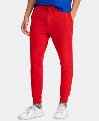 polo sweatpants red