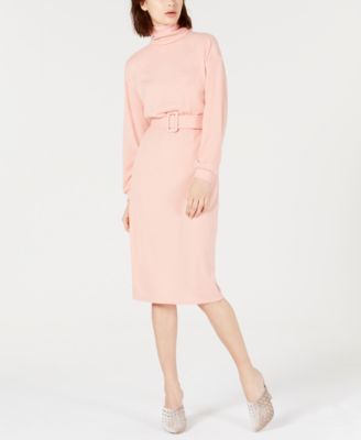 macy's white sweater dress