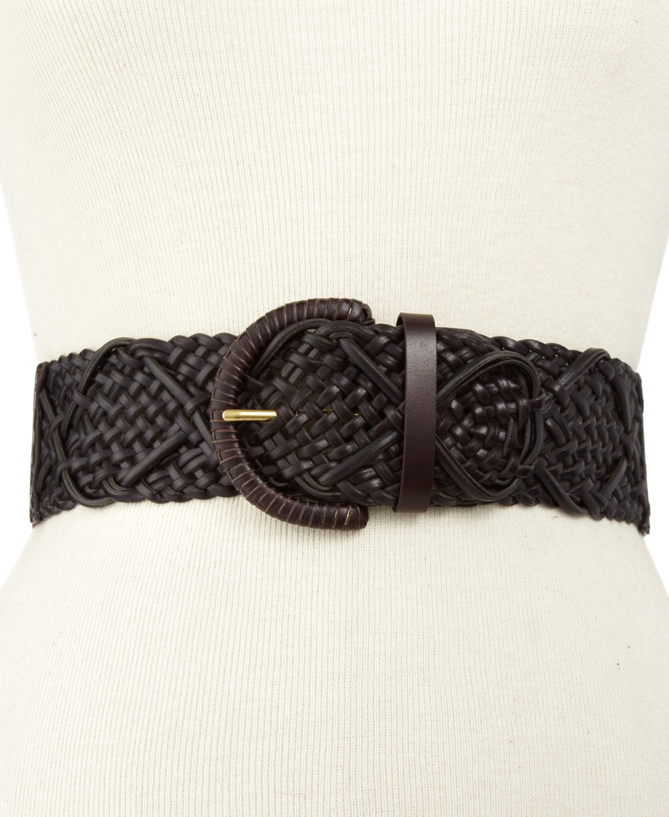 Style&co. Belt, Covered Buckle Woven Stretch Belt