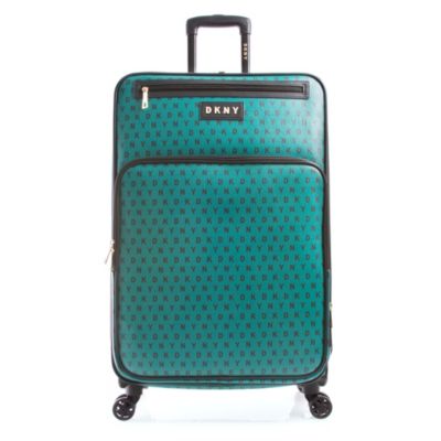 dkny red suitcase