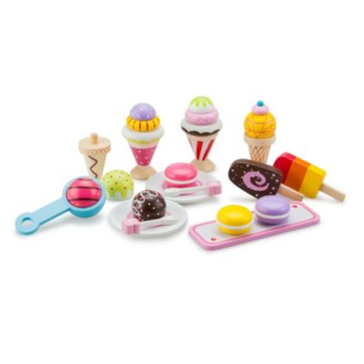 wooden ice cream playset