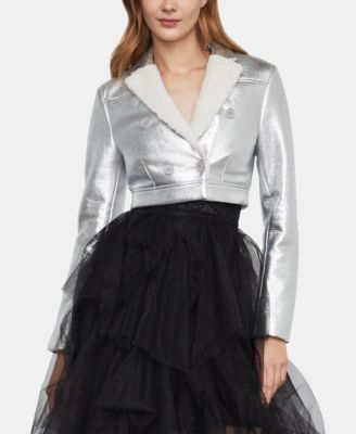 cropped formal jacket