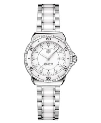 tag formula 1 women's watch with diamonds