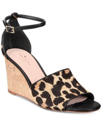 kate spade cork wedges