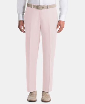 UltraFlex Classic-Fit Pink Linen Pants 