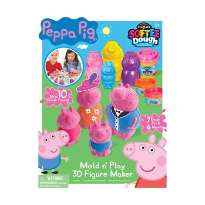 peppa pig mould n play 3d figure maker