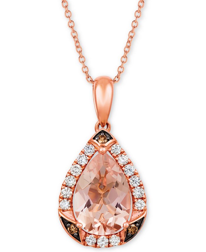 Le Vian (21/3 ct. t.w.) & Diamond (1/3 ct. t.w.) 20" Pendant Necklace in 14k Rose