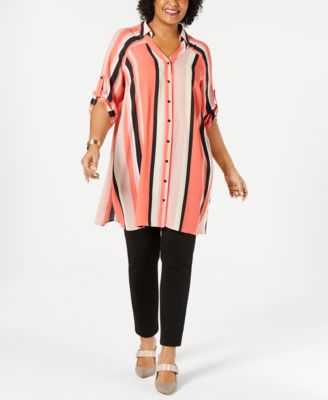 macys alfani plus size tops