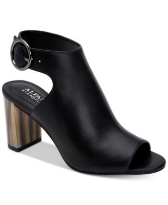 macys block heel pumps