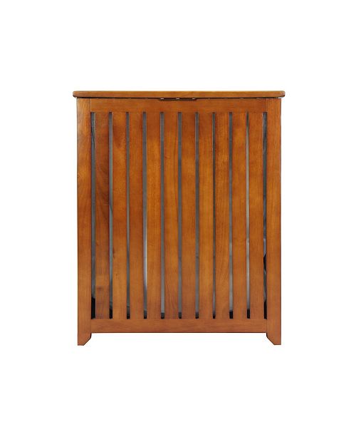 Oceanstar Solid Wood Spa Hamper Reviews Cleaning Organization Home Macy S