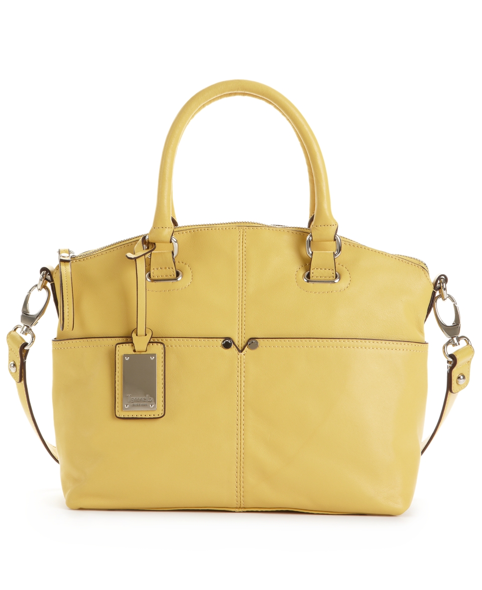 Tignanello Handbag, Polish Pocket Convertible Satchel   Handbags 