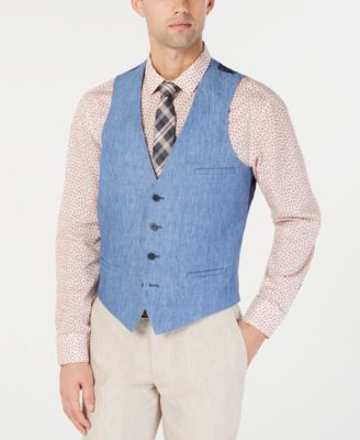 denim suit vest