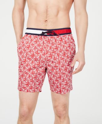 tommy hilfiger pink swim shorts