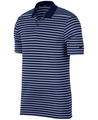 nike men's striped dry victory golf polo