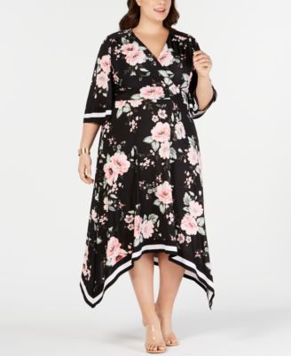 macys plus size kimono