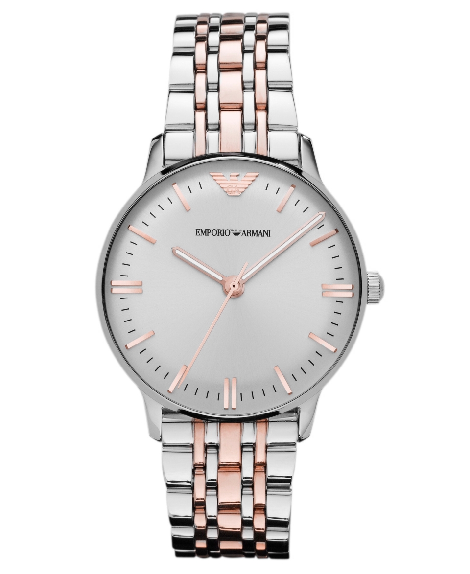 Emporio Armani Watch, Womens Two Tone Stainless Steel Bracelet 32mm AR1603   Watches   Jewelry & Watches