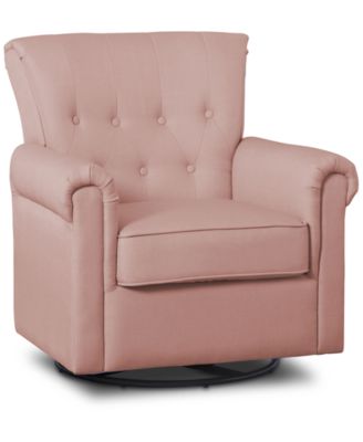 harper nursery swivel glider