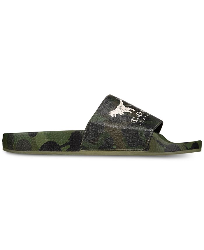 camo slide sandals
