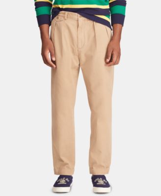ralph lauren relaxed fit pleated chino