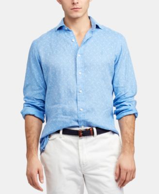 Tall Classic Fit Linen Shirt 