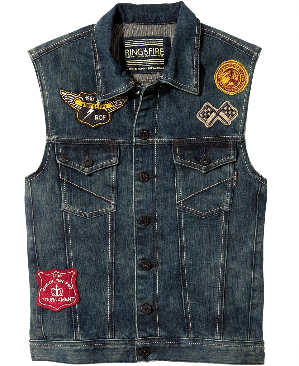 Ring of Fire Vest, Elbridge Vest   Mens Casual Shirts