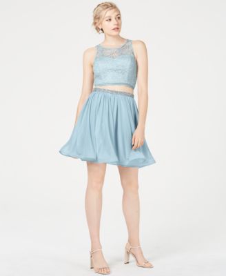 two piece formal dresses macy's