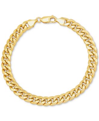 Miami Cuban Link Bracelet in 10k Gold 