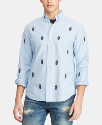 polo bear button up shirt