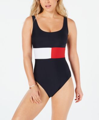 tommy hilfiger cut out swimsuit