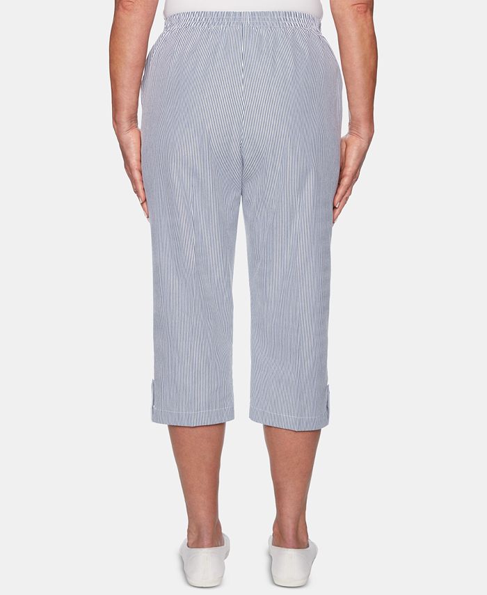 ladies seersucker capris