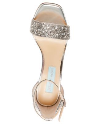 blue by betsey johnson rina dress sandals