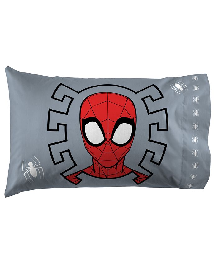 Marvel Spiderman 3 Piece Twin Sheet Set Reviews Sheets Pillowcases Bed Bath Macy S