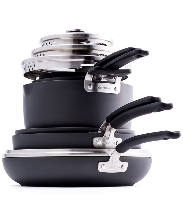 GreenPan Levels 11Pc. Stackable Ceramic Nonstick Cookware Set