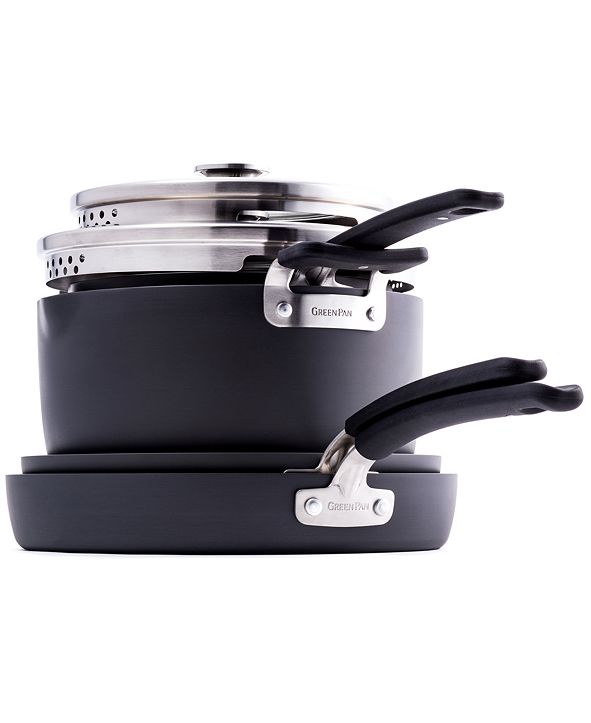 GreenPan Levels 6Pc. Stackable Ceramic Nonstick Cookware Set & Reviews