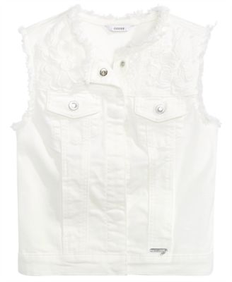 macy's denim vest