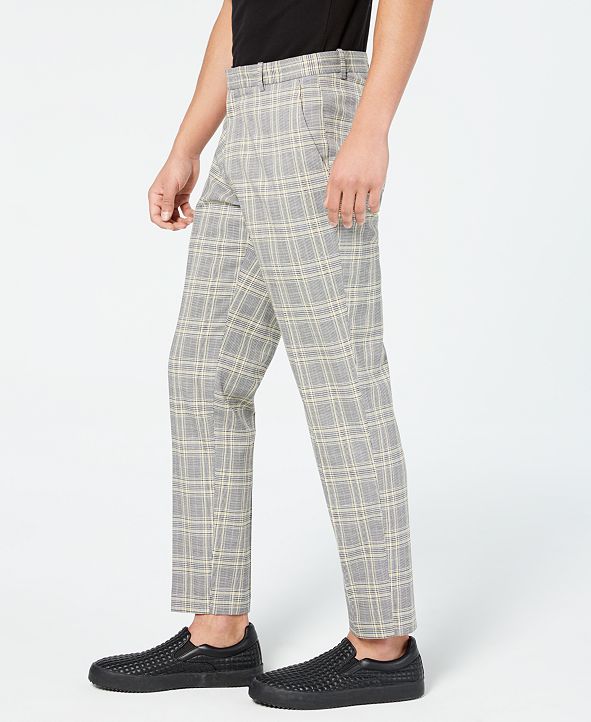 INC International Concepts INC Men's Slim-Fit Plaid Pants, Created by Macy's & Reviews - Pants