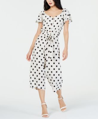 monteau polka dot jumpsuit