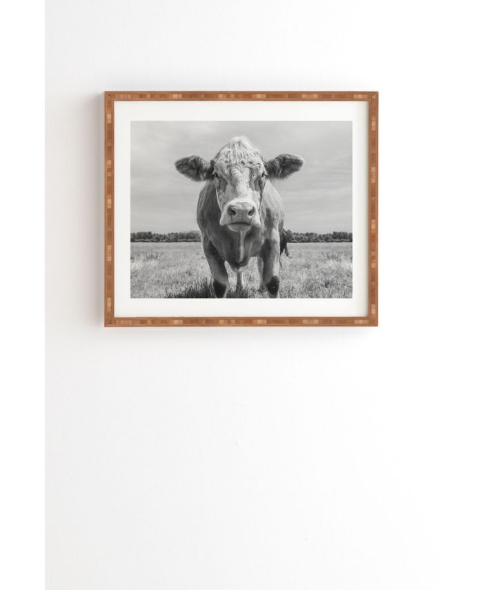Deny Designs Cow Portrait Framed Wall Art & Reviews - Wall Art - Macy's