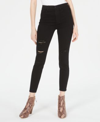 celebrity pink black skinny jeans