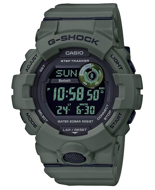 G Shock Men S Digital Olive Green Resin Strap Watch 48 6mm Reviews Watches Jewelry Watches Macy S