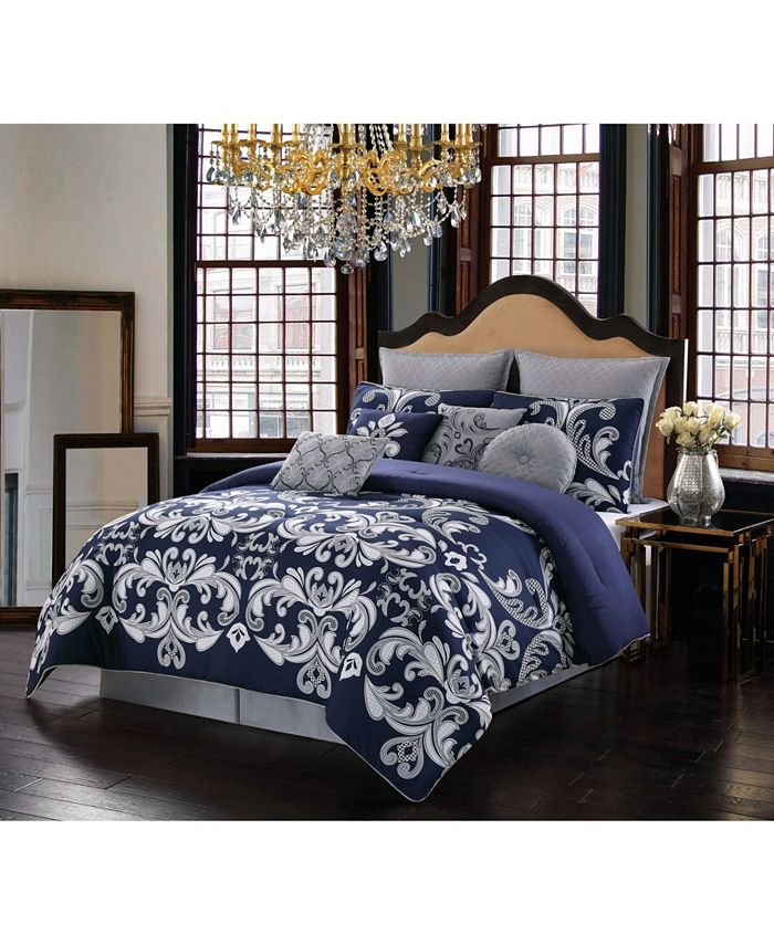 Style 212 Dolce Queen 10 Piece Comforter Set Reviews Bed In A Bag Bed Bath Macy S
