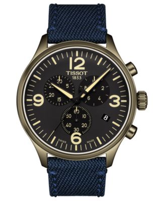 tissot xl chrono blue