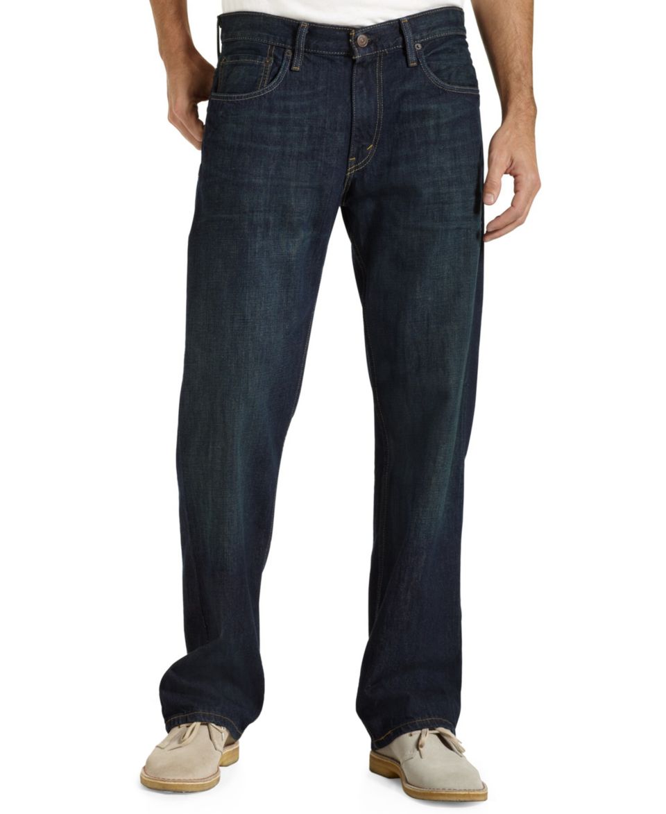 Levis Jeans, 569 Loose Straight, Light Grey Rigid   Mens Jeans   