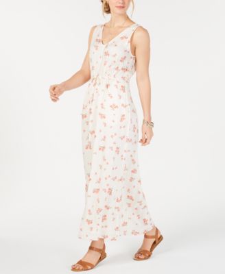 lucky brand floral maxi dress