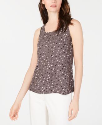 macys polka dot blouse