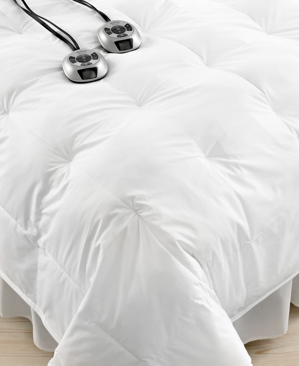 Sunbeam Bedding, Heated Full/Queen Comforter   Down Comforters   Bed