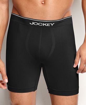 Jockey Men's Underwear, Seamfree Collection Midway Boxer Brief ...