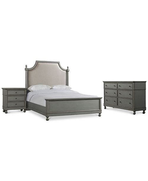 Furniture Bella Bedroom Furniture 3 Pc Set King Bed Nightstand Dresser Created For Macy S Reviews Furniture Macy S