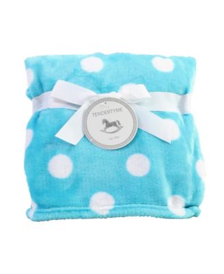 polka dot baby blanket