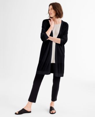 stretch crepe slim ankle pants eileen fisher